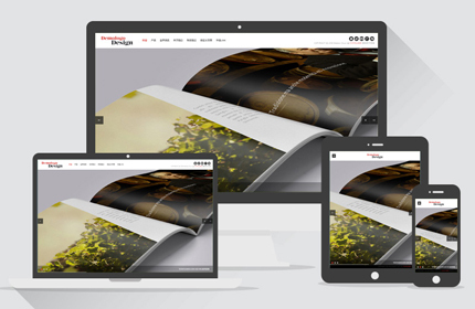 dedecms响应式产品展示包装设计类网站模板（带背景音乐）