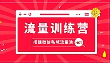 流量训练营 人人都能学会的超级获客术 教你搭建微信私域流量池(完结)