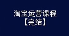 某团队淘宝运营课程 从入门到精通玩转淘宝【完结-高清无水印】