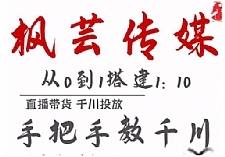 枫芸传媒11月千川最新玩法,手把手教你搭建1:10的计划