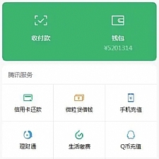 高仿wx钱包页H5网站源码