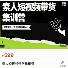 夜草与千里马素人短视频带货集训营,薛辉团队价值599
