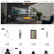 WP中文版商城主题 Constance汉化版+英文版 WordPress商城主题