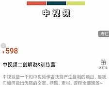 抖音中视频二创解说训练营：从0到精通文案+标题+素材、月入5000到5W