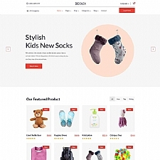 婴儿用品商店HTML5模板