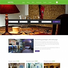 经典实用的酒店展示及预订网站模板