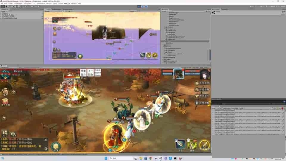 万灵山海之镜全套源码_3D国风Q萌卡通剧情回合手